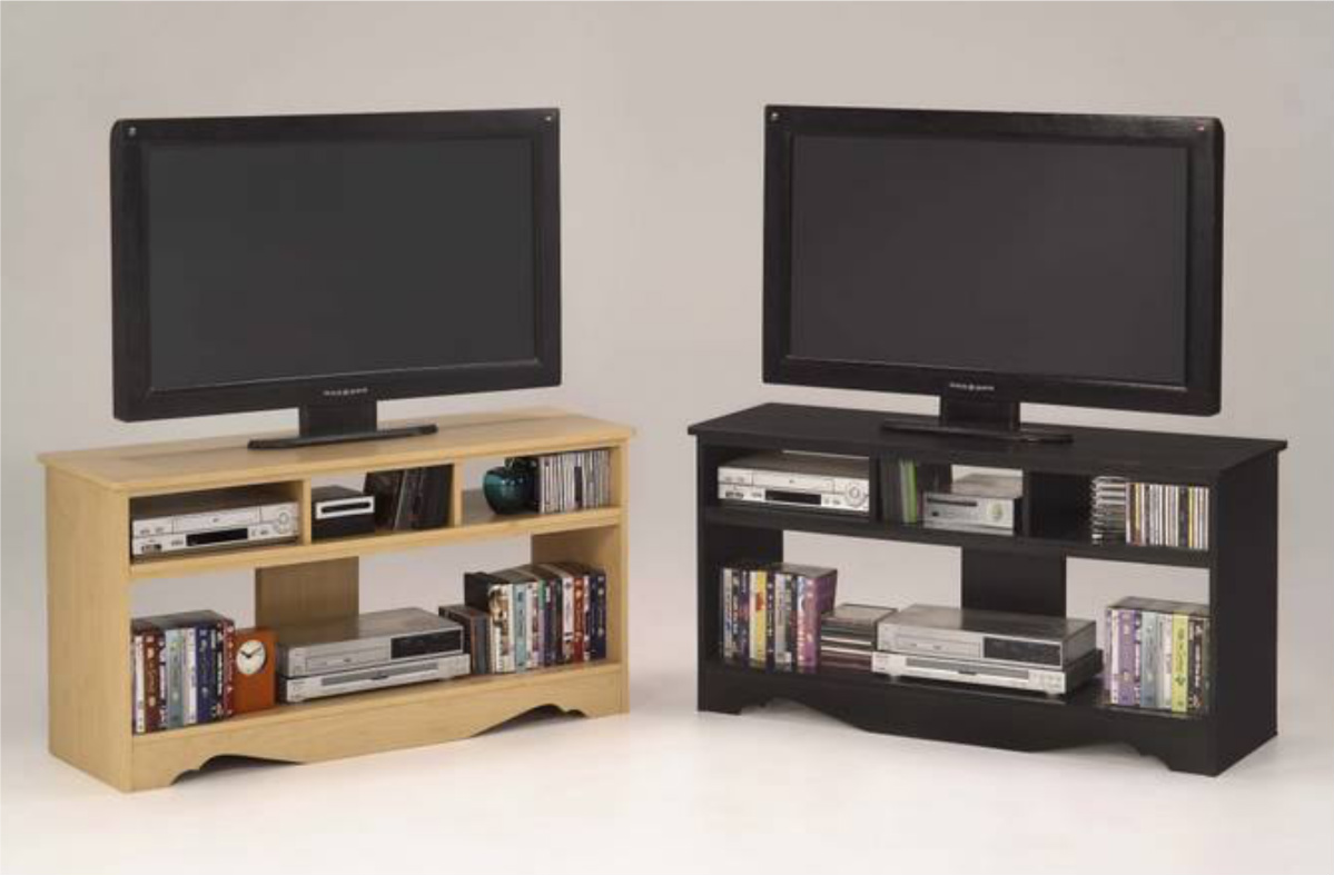 T V Stand Bk Maple Small 1200